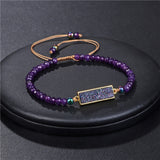 Natural Stone Woven Bracelet