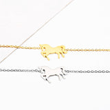 GoldUnicorn Horse Charm Bracelet