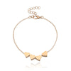 Thin Chain Heart Bracelet