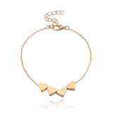 Thin Chain Heart Bracelet