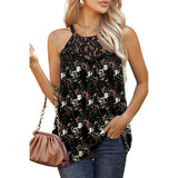 Loose Fit Summer Lace Halter Tops